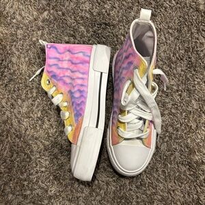 Colorful High-Top Wonder Nation Kids Sneakers